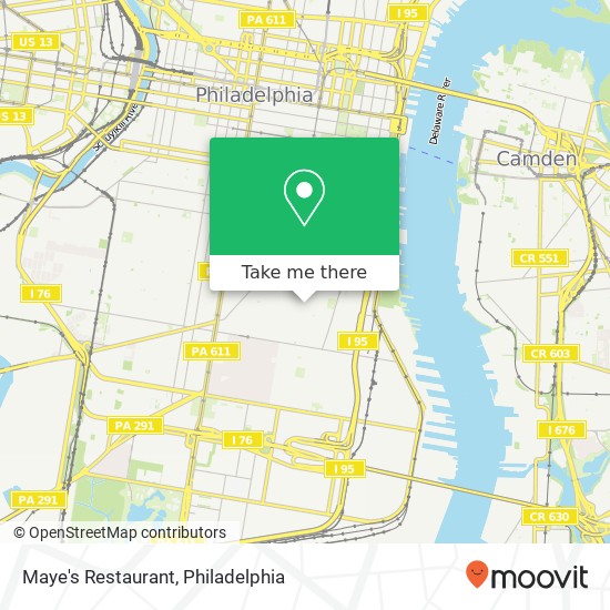 Maye's Restaurant, 1700 S 6th St Philadelphia, PA 19148 map