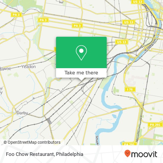 Mapa de Foo Chow Restaurant