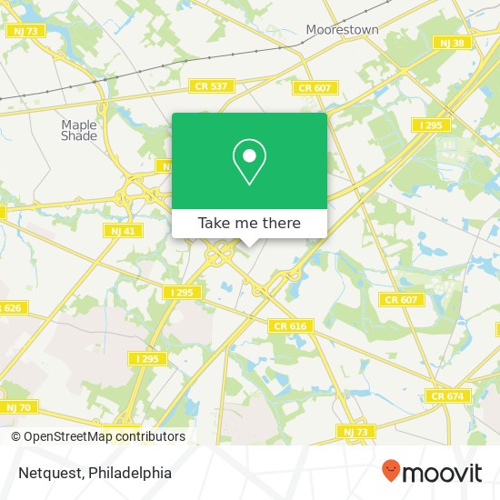 Mapa de Netquest, 523 Fellowship Rd Mt Laurel, NJ 08054