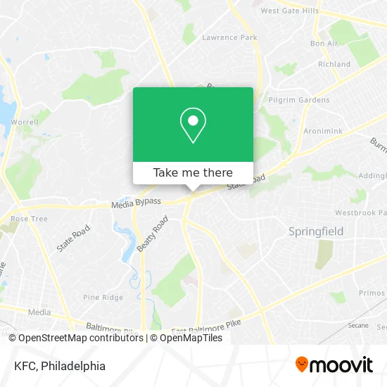 KFC map