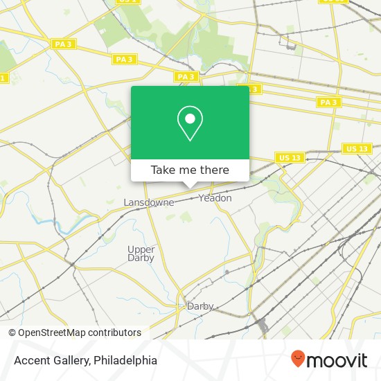 Accent Gallery, 511 E Baltimore Ave Lansdowne, PA 19050 map