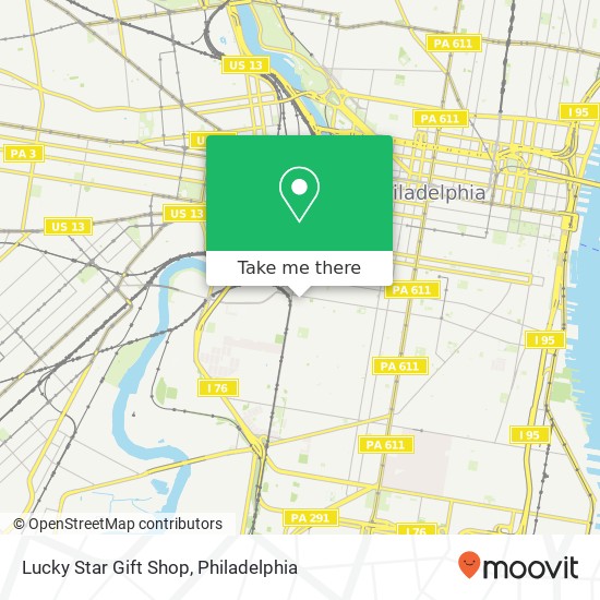 Lucky Star Gift Shop, 2400 Washington Ave Philadelphia, PA 19146 map