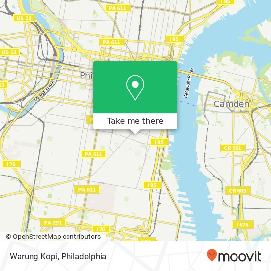 Warung Kopi, S 6th St Philadelphia, PA 19147 map