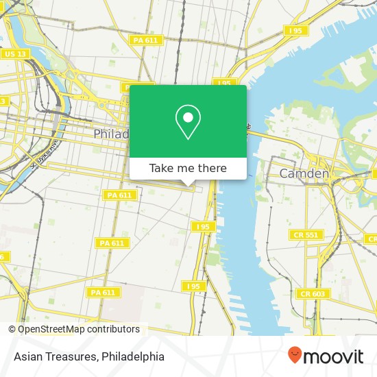 Asian Treasures, 529 S 4th St Philadelphia, PA 19147 map