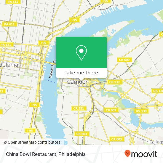 China Bowl Restaurant map