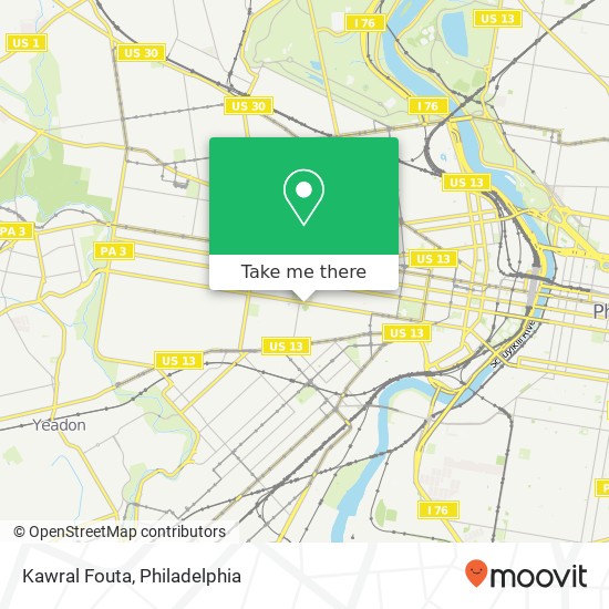 Kawral Fouta, 4744 Spruce St Philadelphia, PA 19139 map