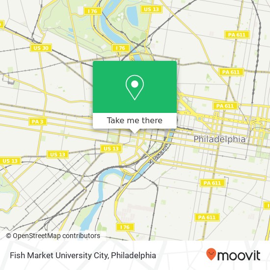 Fish Market University City, 3428 Sansom St Philadelphia, PA 19104 map