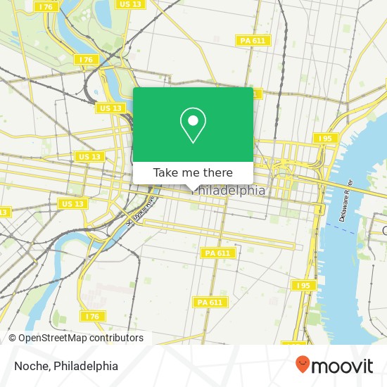 Noche, 1901 Chestnut St Philadelphia, PA 19103 map