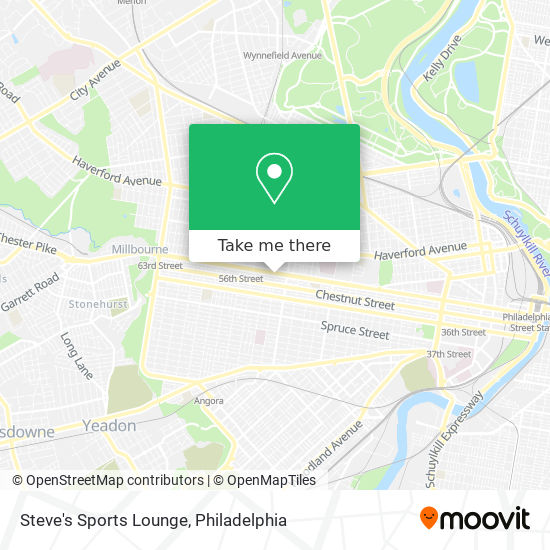 Steve's Sports Lounge map