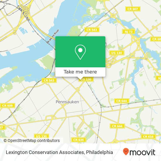 Mapa de Lexington Conservation Associates, 2205 Sherman Ave Pennsauken, NJ 08110