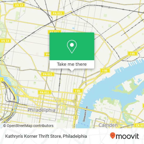 Kathryn's Korner Thrift Store, 1321 N Lawrence St Philadelphia, PA 19122 map