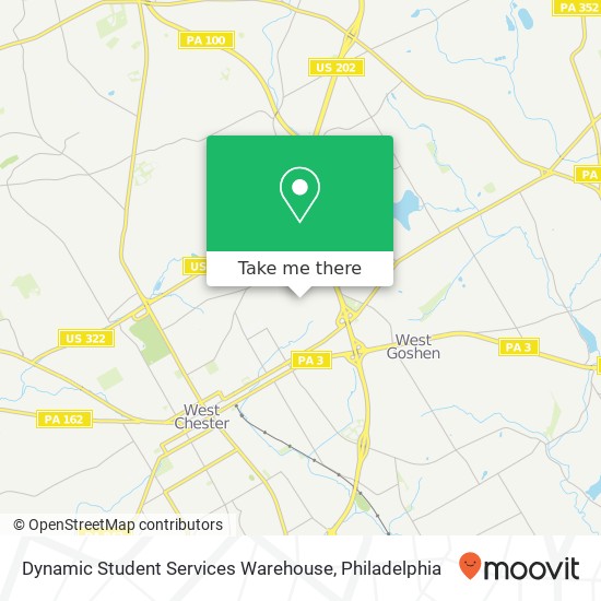 Dynamic Student Services Warehouse map