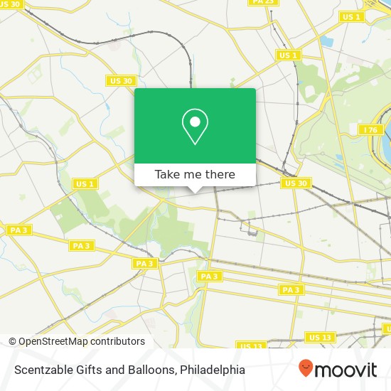 Scentzable Gifts and Balloons, 6526 Lansdowne Ave Philadelphia, PA 19151 map