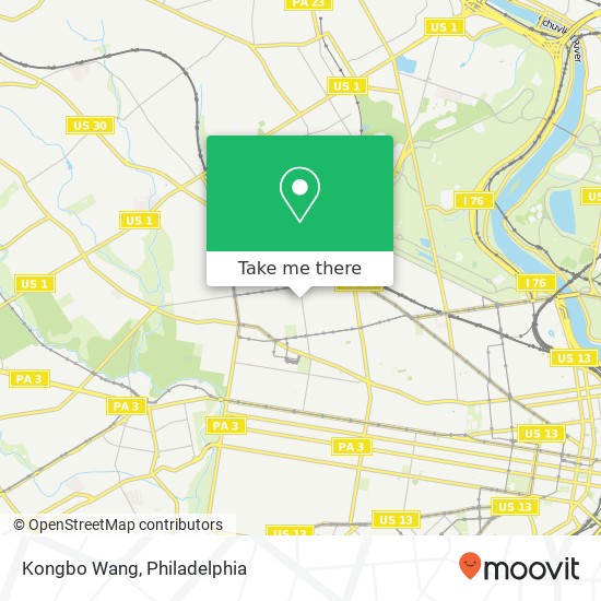 Kongbo Wang, 5700 Media St Philadelphia, PA 19131 map