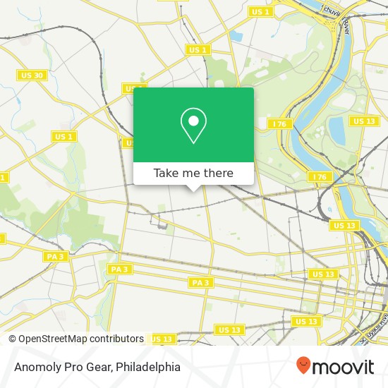 Anomoly Pro Gear, 5338 Master St Philadelphia, PA 19131 map