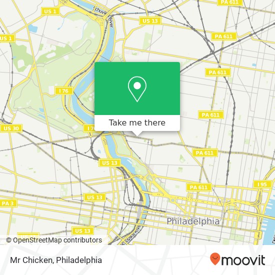 Mr Chicken, 2825 W Girard Ave Philadelphia, PA 19130 map