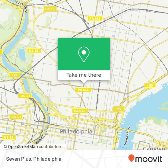 Seven Plus, 1240 N Broad St Philadelphia, PA 19121 map