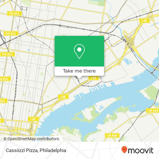 Cassiizzi Pizza, 2625 E Somerset St Philadelphia, PA 19134 map