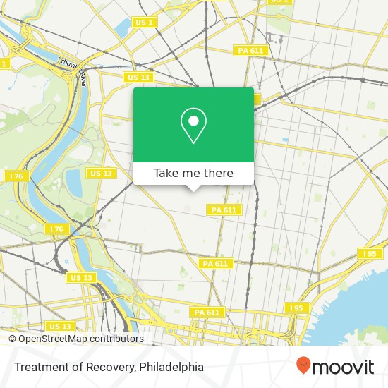 Treatment of Recovery, 1925 N 19th St Philadelphia, PA 19121 map