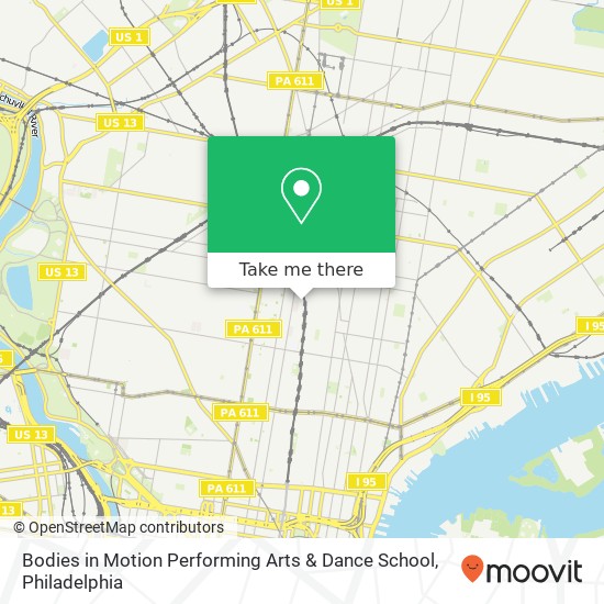 Bodies in Motion Performing Arts & Dance School map