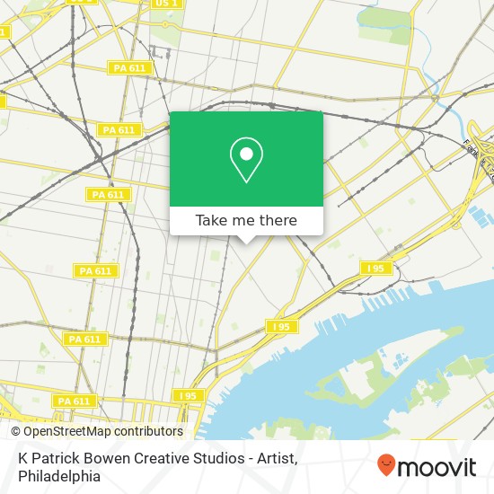 K Patrick Bowen Creative Studios - Artist map