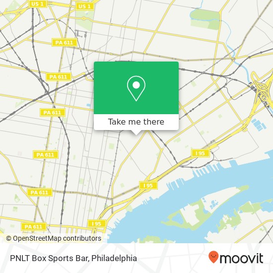 PNLT Box Sports Bar map