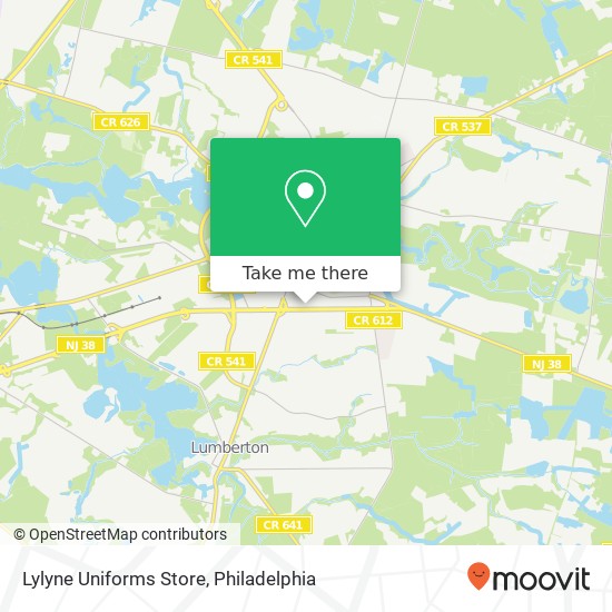 Lylyne Uniforms Store, 1599 Route 38 Lumberton, NJ 08048 map