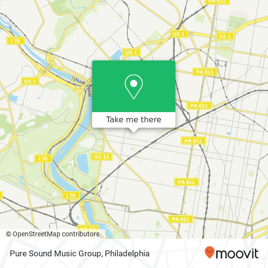 Pure Sound Music Group map