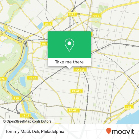 Tommy Mack Deli, 1818 W Cumberland St Philadelphia, PA 19132 map