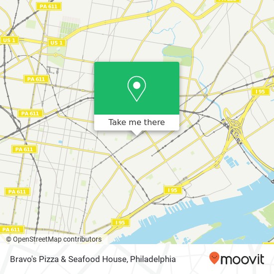Bravo's Pizza & Seafood House, 3081 Kensington Ave Philadelphia, PA 19134 map
