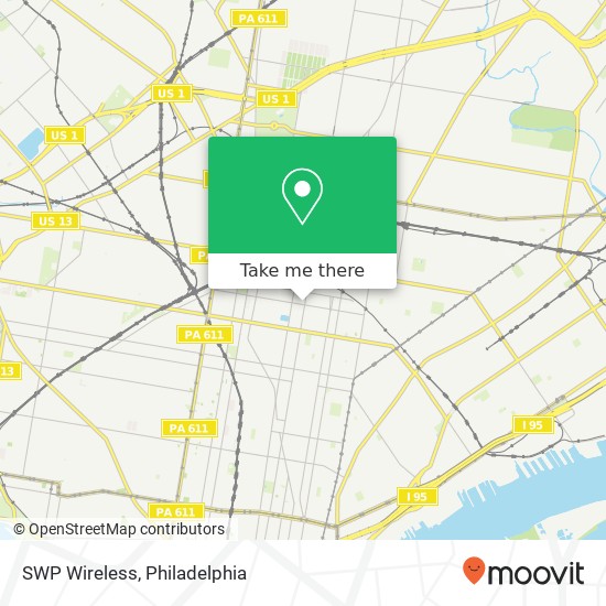 Mapa de SWP Wireless, 2906 N 5th St Philadelphia, PA 19133