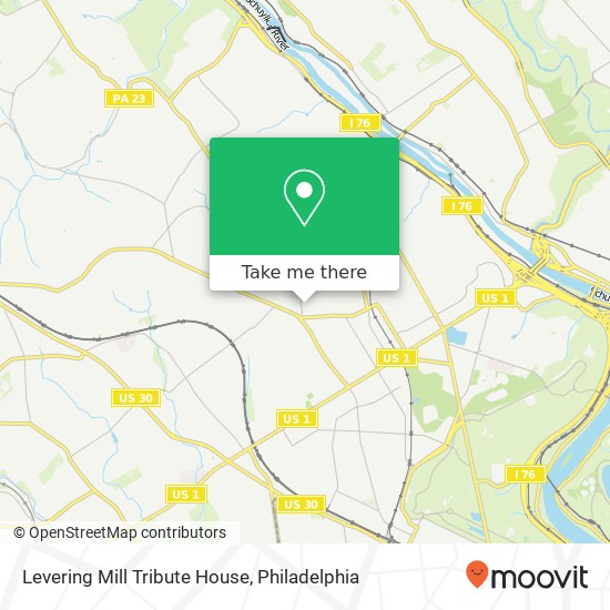 Levering Mill Tribute House map