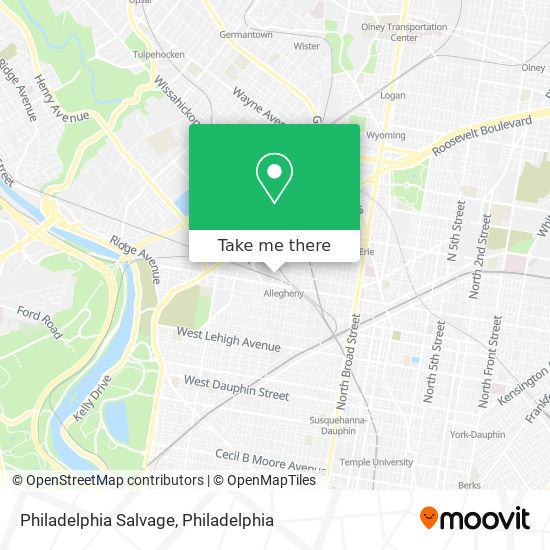 Philadelphia Salvage map