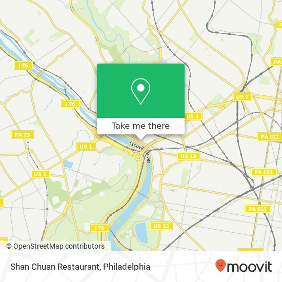 Shan Chuan Restaurant, 4211 Ridge Ave Philadelphia, PA 19129 map