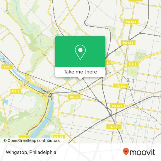 Wingstop, 2920 Roberts Ave Philadelphia, PA 19129 map