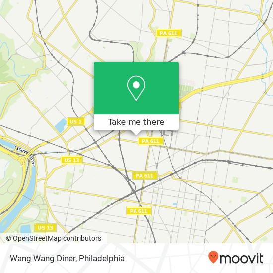 Wang Wang Diner, 1703 W Butler St Philadelphia, PA 19140 map