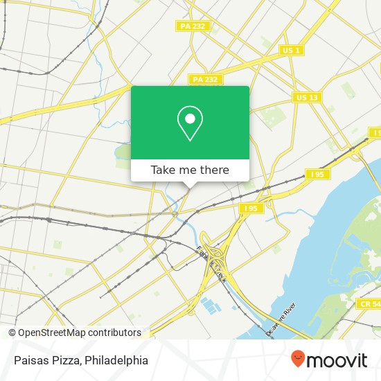 Paisas Pizza, 4263 Frankford Ave Philadelphia, PA 19124 map
