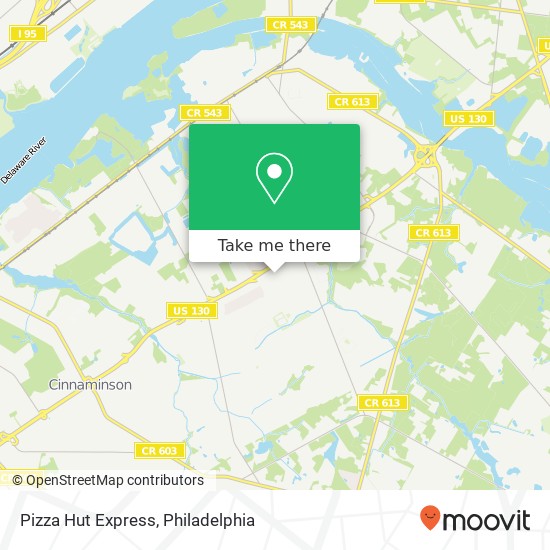 Pizza Hut Express, 4000 Route 130 Delran, NJ 08075 map