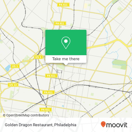 Golden Dragon Restaurant, 4163 N Darien St Philadelphia, PA 19140 map