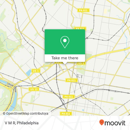 Mapa de V M R, 4222 Germantown Ave Philadelphia, PA 19140
