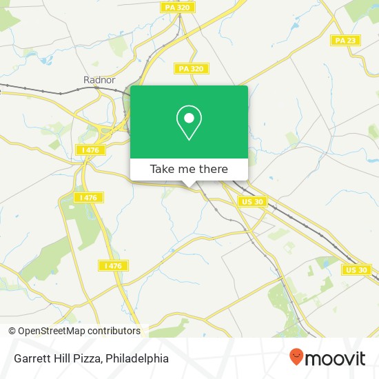 Garrett Hill Pizza, 910 Conestoga Rd Bryn Mawr, PA 19010 map