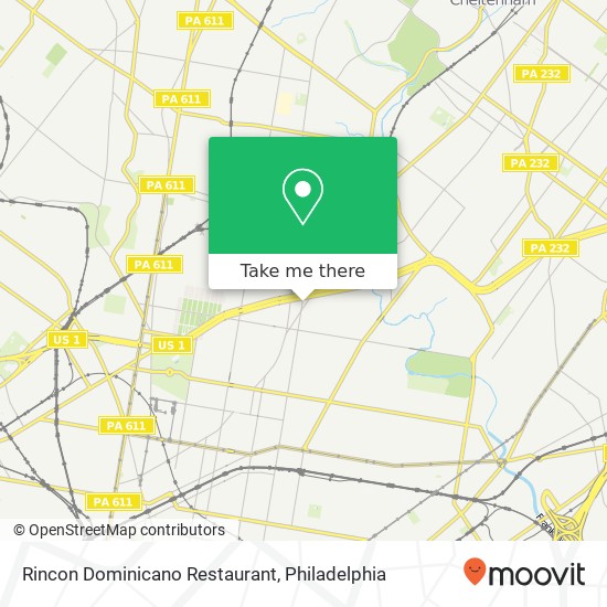 Rincon Dominicano Restaurant, 101 E Rockland St Philadelphia, PA 19120 map