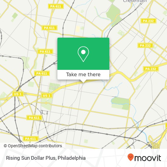 Rising Sun Dollar Plus, 4906 Rising Sun Ave Philadelphia, PA 19120 map