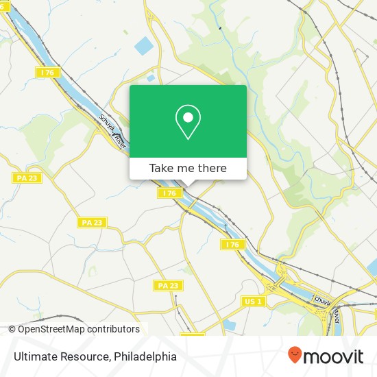 Mapa de Ultimate Resource, 123 Leverington Ave Philadelphia, PA 19127