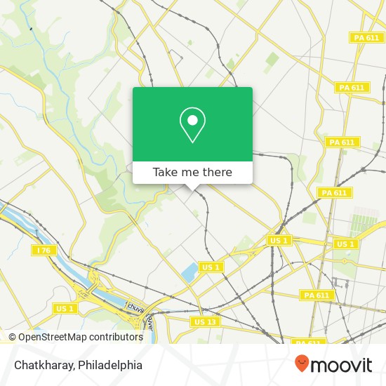 Mapa de Chatkharay, 396 W Chelten Ave Philadelphia, PA 19144