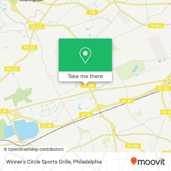 Winner's Circle Sports Grille, 143 W Lincoln Hwy Exton, PA 19341 map