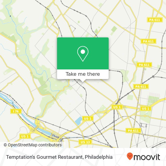 Temptation's Gourmet Restaurant, 218 W Chelten Ave Philadelphia, PA 19144 map