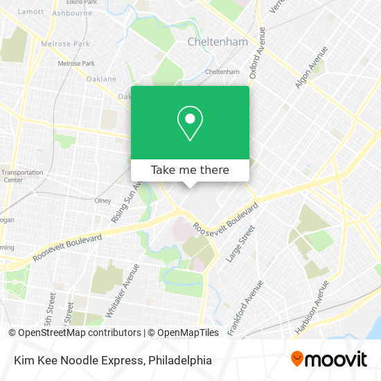 Kim Kee Noodle Express map