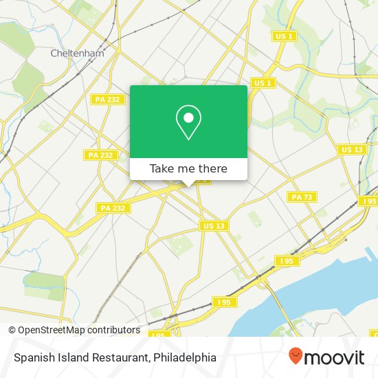 Spanish Island Restaurant, 6539 Roosevelt Blvd Philadelphia, PA 19149 map