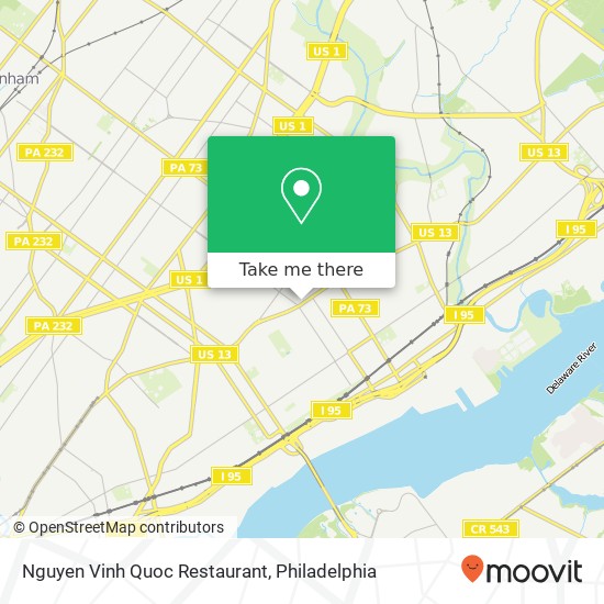 Nguyen Vinh Quoc Restaurant, 7022 Frankford Ave Philadelphia, PA 19135 map